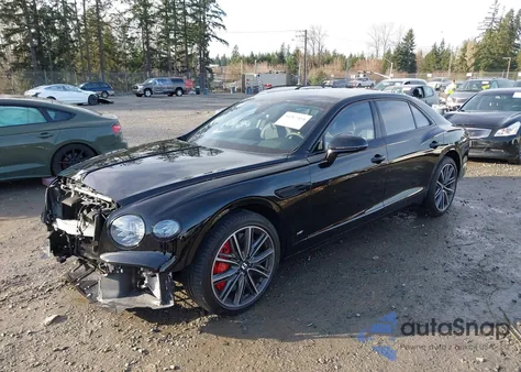 2022 Bentley Flying Spur V8 из США, поврежденный, VIN SCBBG6ZG6NC004201